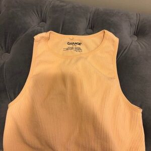 Garage Women's Ribbed Tank Top - Soft Cream